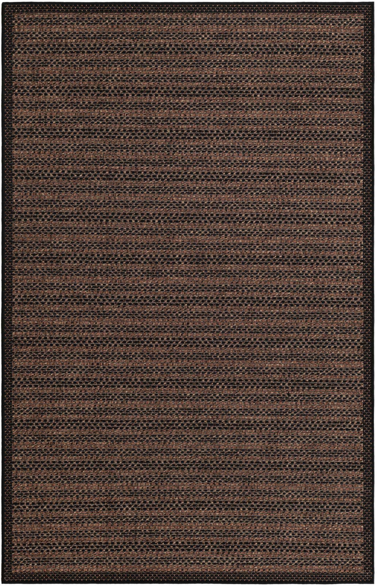 5' 3 x 8' Easy-Clean Border Indoor / Outdoor Rug