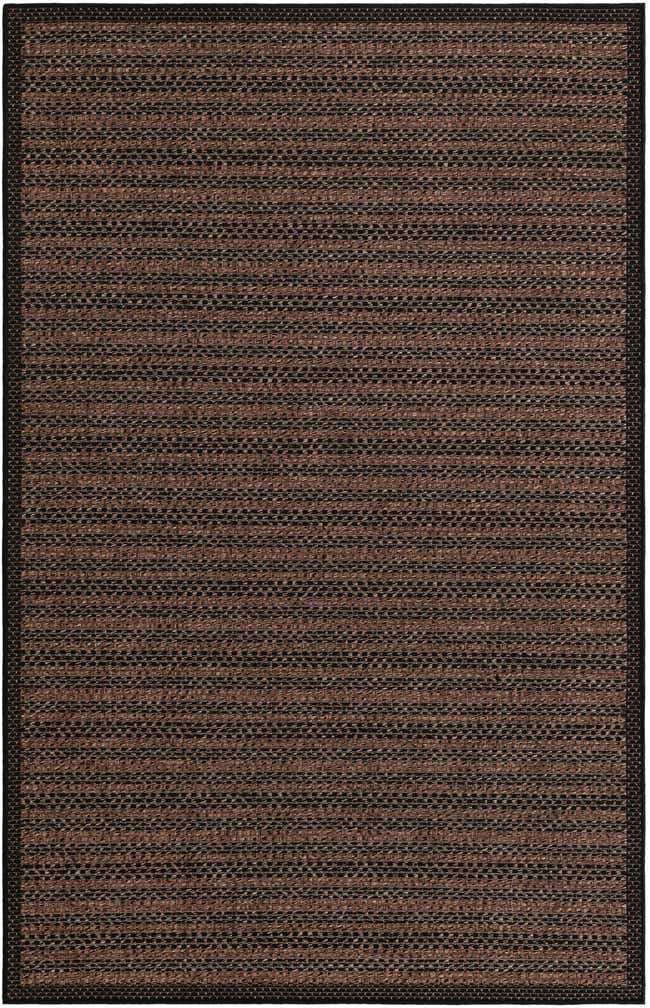 5' 3 x 8' Easy-Clean Border Indoor / Outdoor Rug