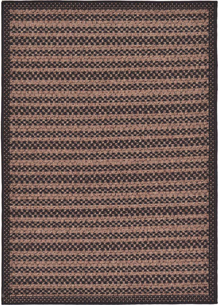3' 3 x 5' Easy-Clean Border Indoor / Outdoor Rug