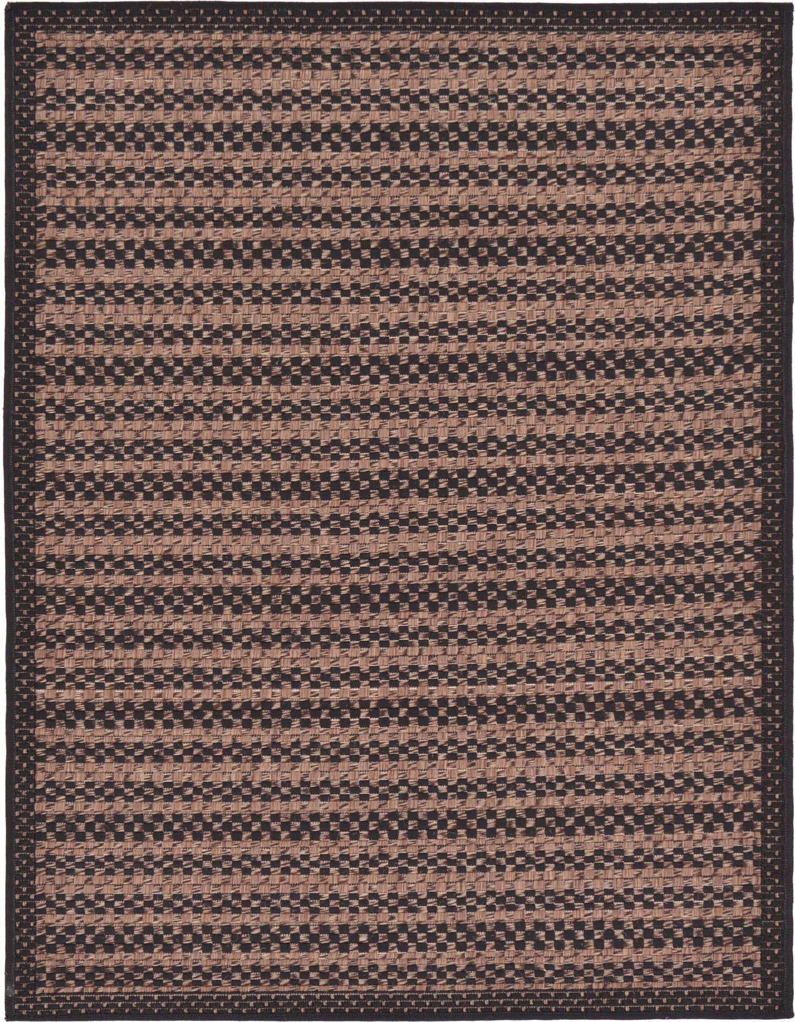 3' 3 x 5' Easy-Clean Border Indoor / Outdoor Rug