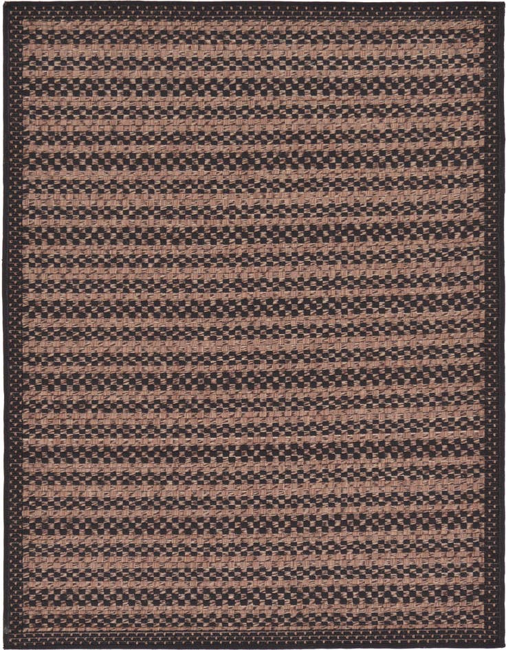 Detail image of 3' 3 x 5' Easy-Clean Border Indoor / Outdoor Rug