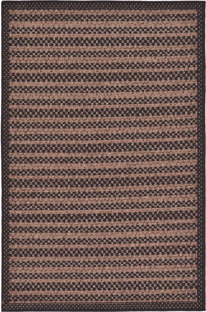 3' 3 x 5' Easy-Clean Border Indoor / Outdoor Rug