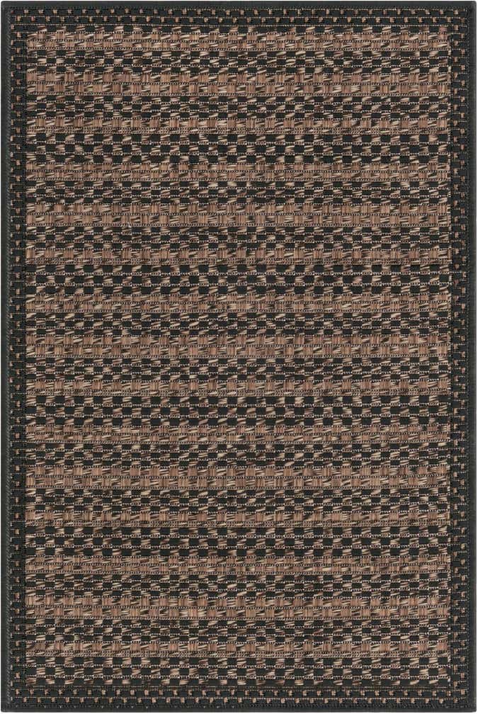 2' 2 x 3' Easy-Clean Border Indoor / Outdoor Rug