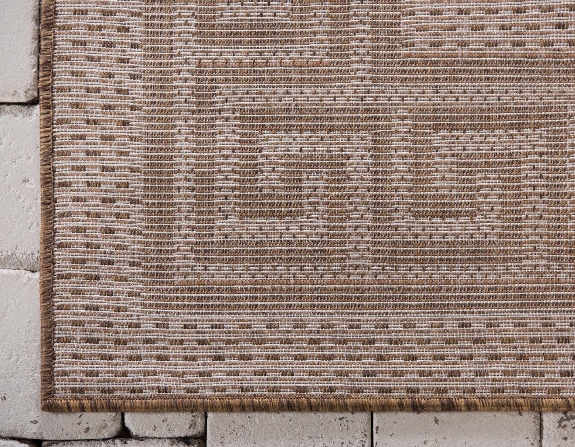 2' 2 x 3' Easy-Clean Border Indoor / Outdoor Rug