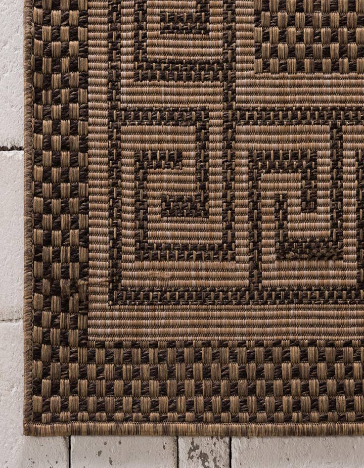 Detail image of 2' 2 x 3'  Washable Border Indoor / Outdoor Rug