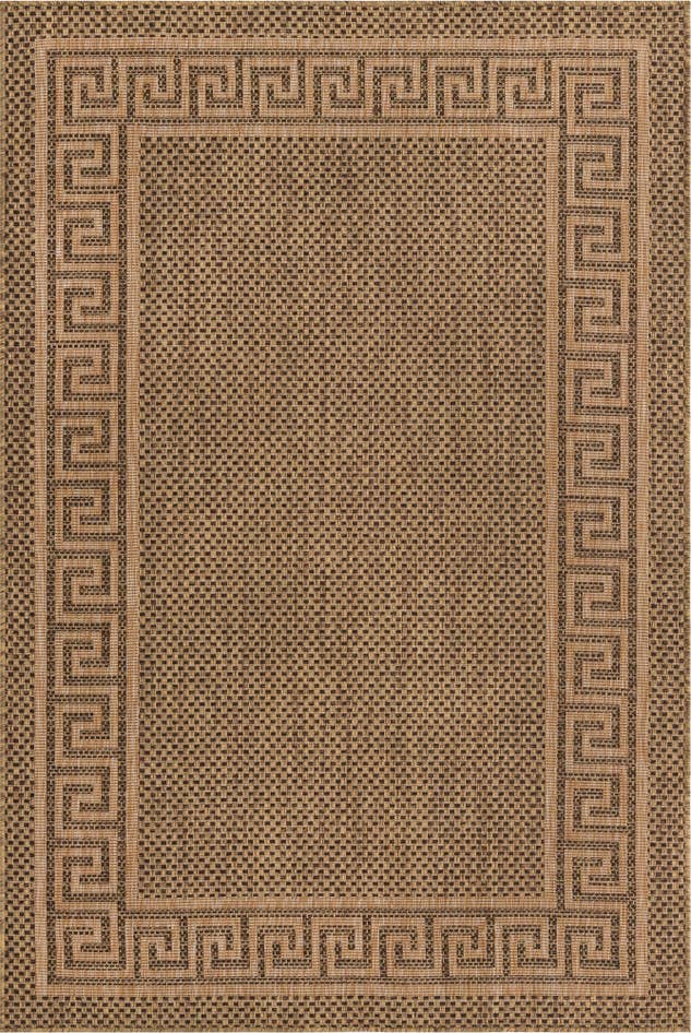 Detail image of 5' 3 x 8' Easy-Clean Border Indoor / Outdoor Rug