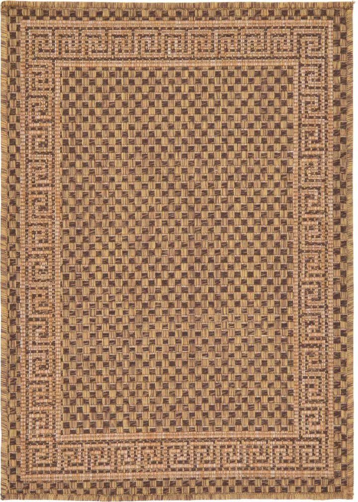2' 2 x 3' Easy-Clean Border Indoor / Outdoor Rug