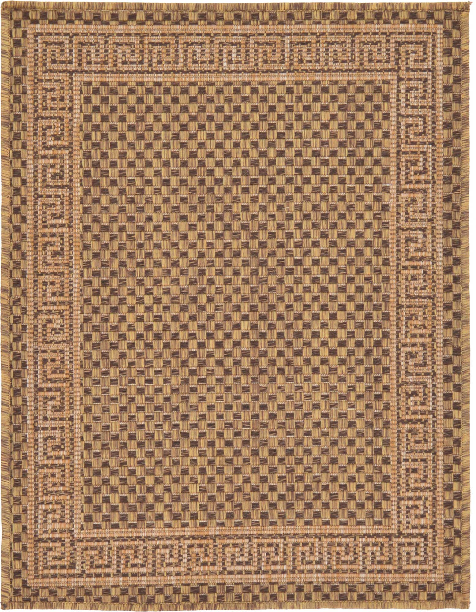 2' 2 x 3' Easy-Clean Border Indoor / Outdoor Rug