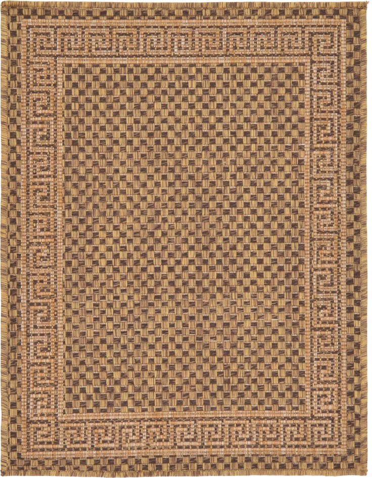 Detail image of 2' 2 x 3' Easy-Clean Border Indoor / Outdoor Rug
