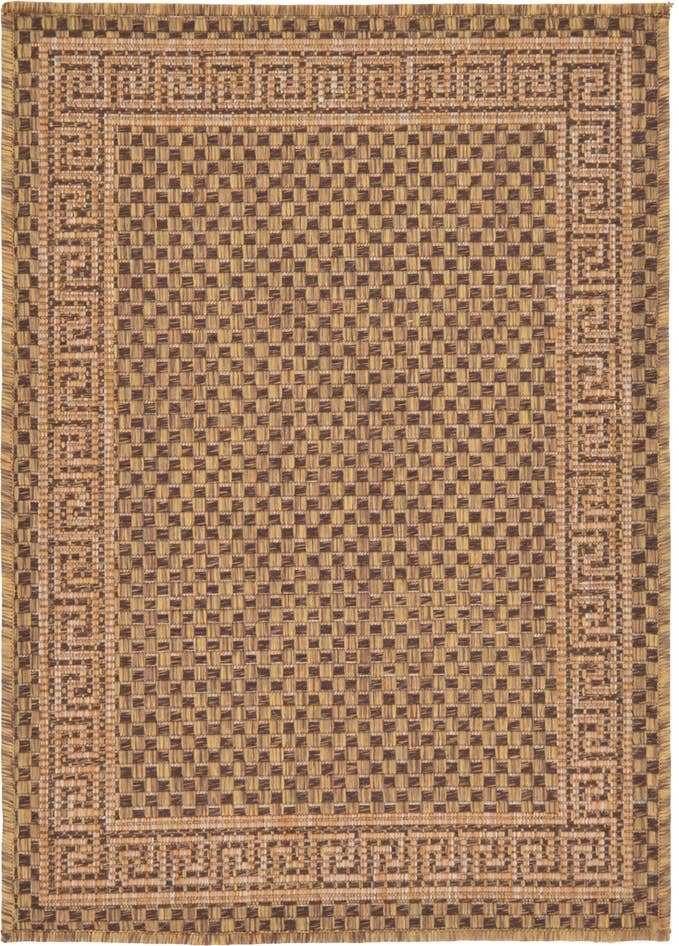 Detail image of 2' 2 x 3' Easy-Clean Border Indoor / Outdoor Rug