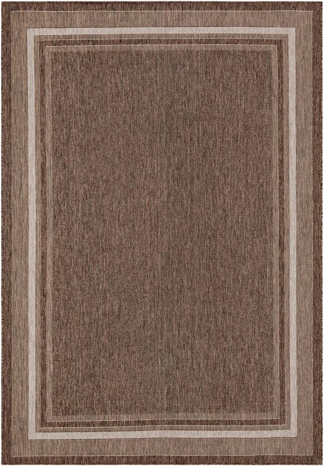 Detail image of 7' 10 x 11' Easy-Clean Border Indoor / Outdoor Rug