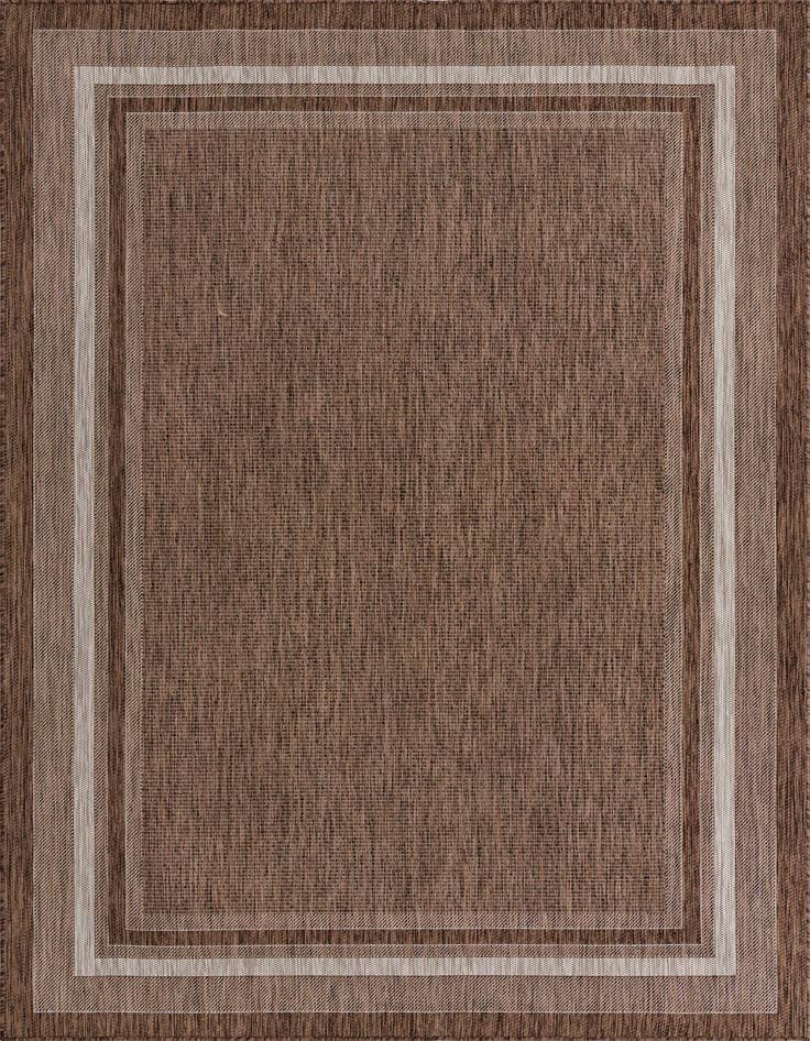 Detail image of 7' x 10' Easy-Clean Border Indoor / Outdoor Rug