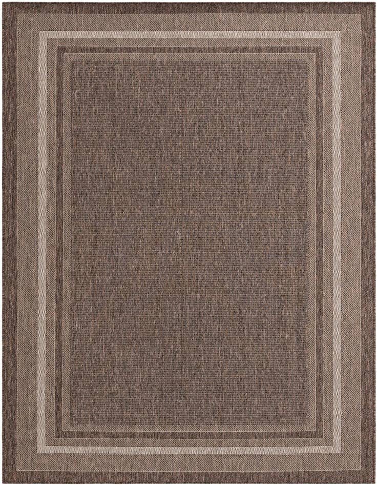 Detail image of 6' x 9' Easy-Clean Border Indoor / Outdoor Rug