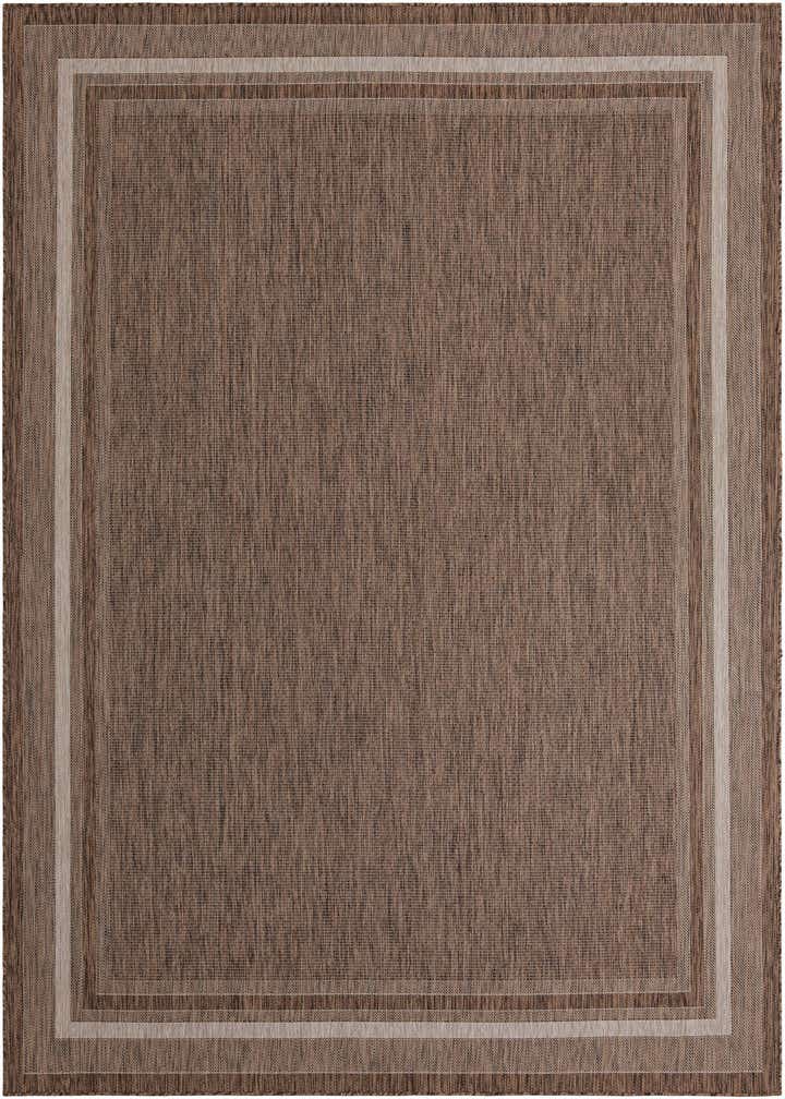 9' x 12' Easy-Clean Border Indoor / Outdoor Rug