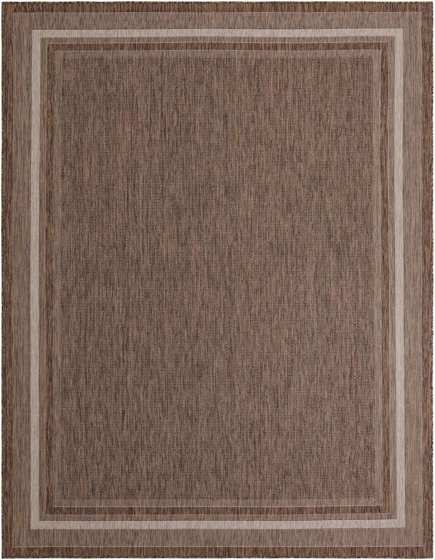 9' x 12' Easy-Clean Border Indoor / Outdoor Rug