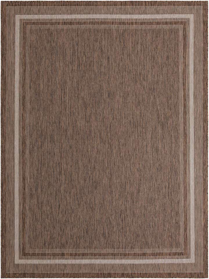 9' x 12' Easy-Clean Border Indoor / Outdoor Rug