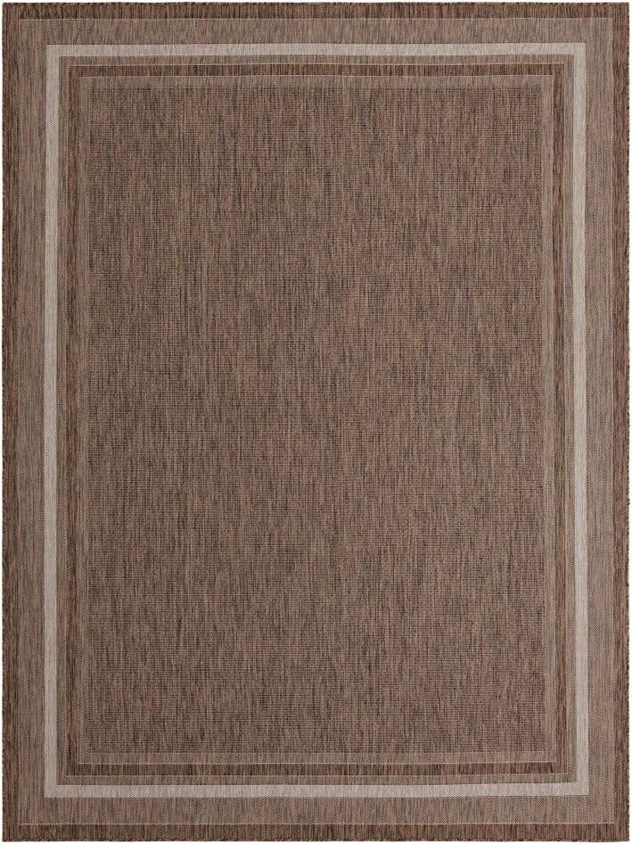 Detail image of 9' x 12' Easy-Clean Border Indoor / Outdoor Rug
