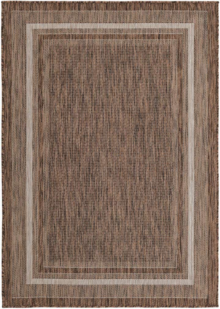 4' x 6' Easy-Clean Border Indoor / Outdoor Rug
