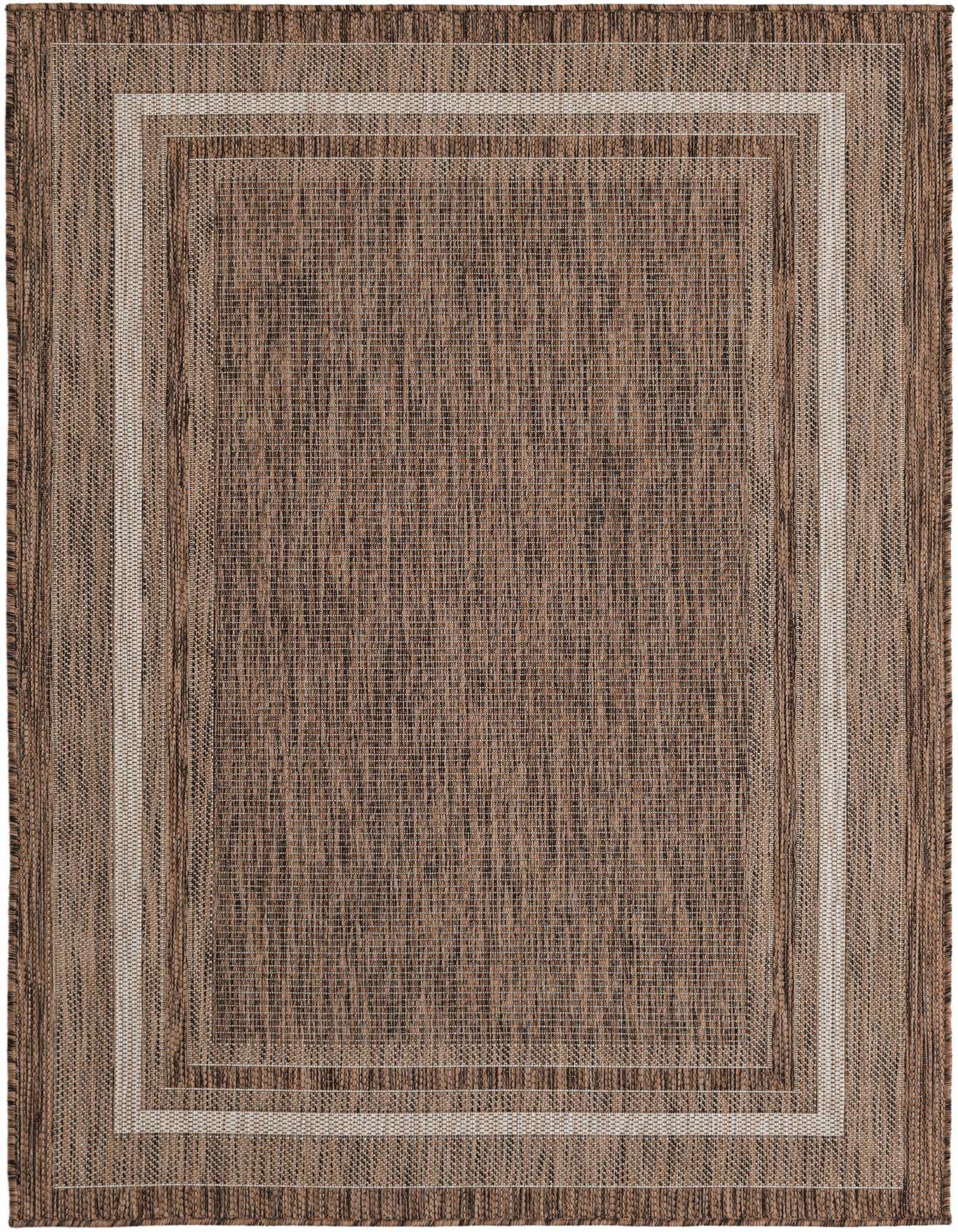 4' x 6' Easy-Clean Border Indoor / Outdoor Rug