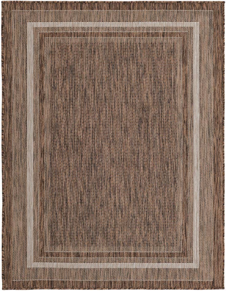 Detail image of 4' x 6' Easy-Clean Border Indoor / Outdoor Rug