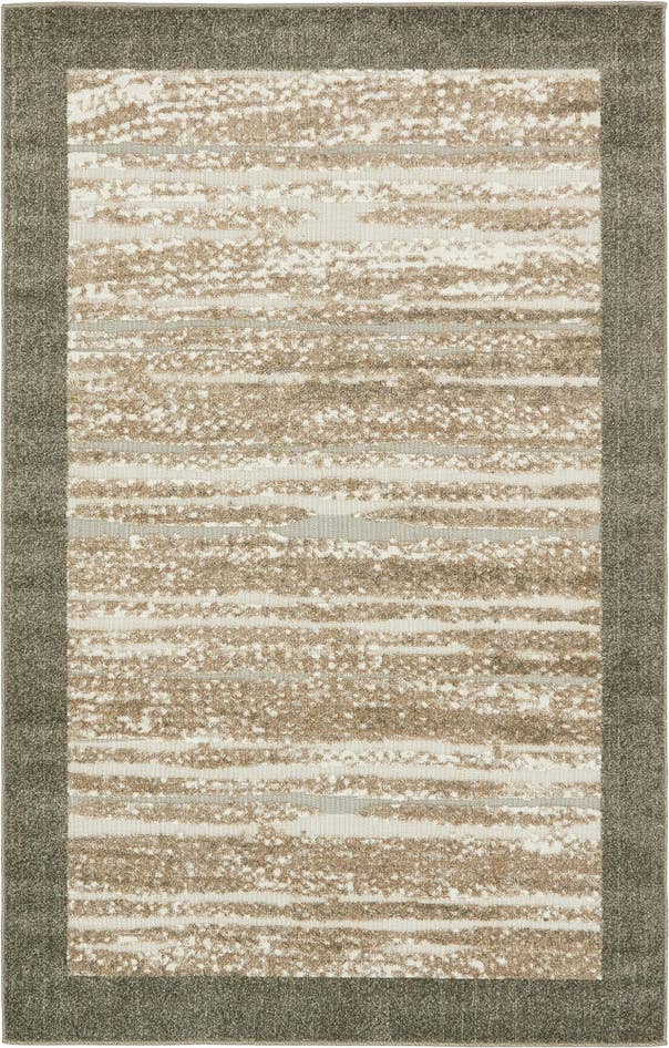 Detail image of 5' x 8' Easy-Clean Border Indoor / Outdoor Rug