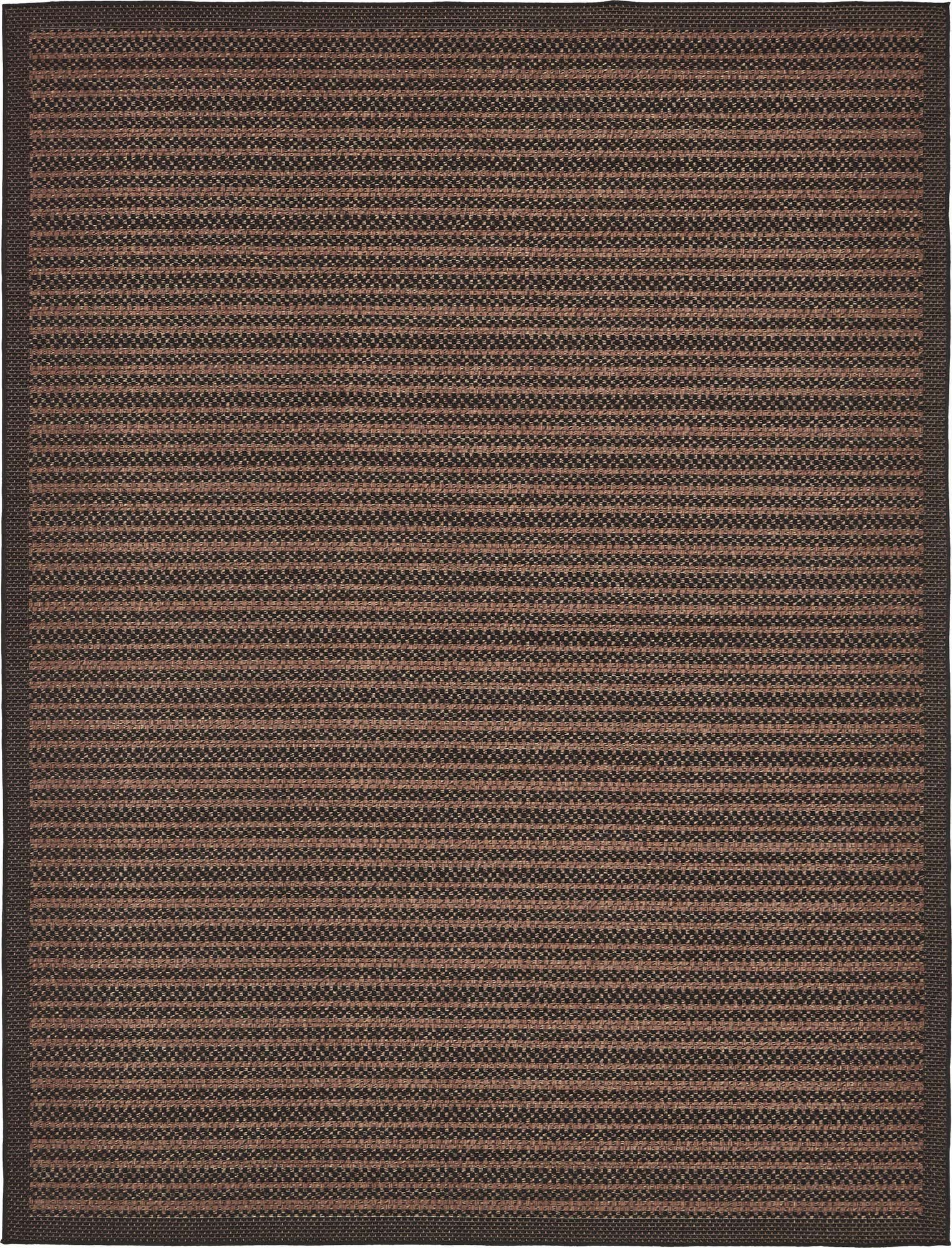 9' x 12' 2 Easy-Clean Border Indoor / Outdoor Rug