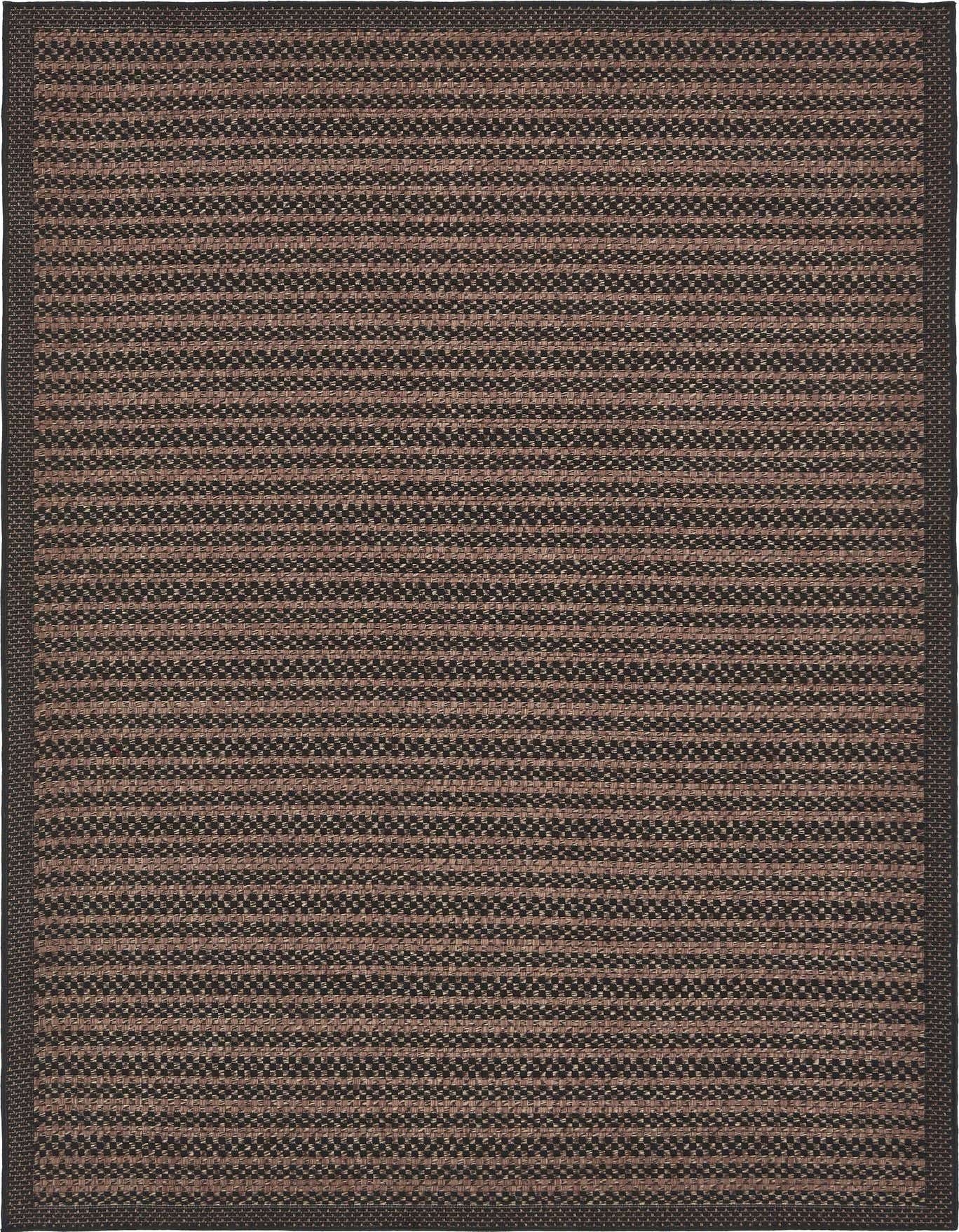 6' x 9' Easy-Clean Border Indoor / Outdoor Rug