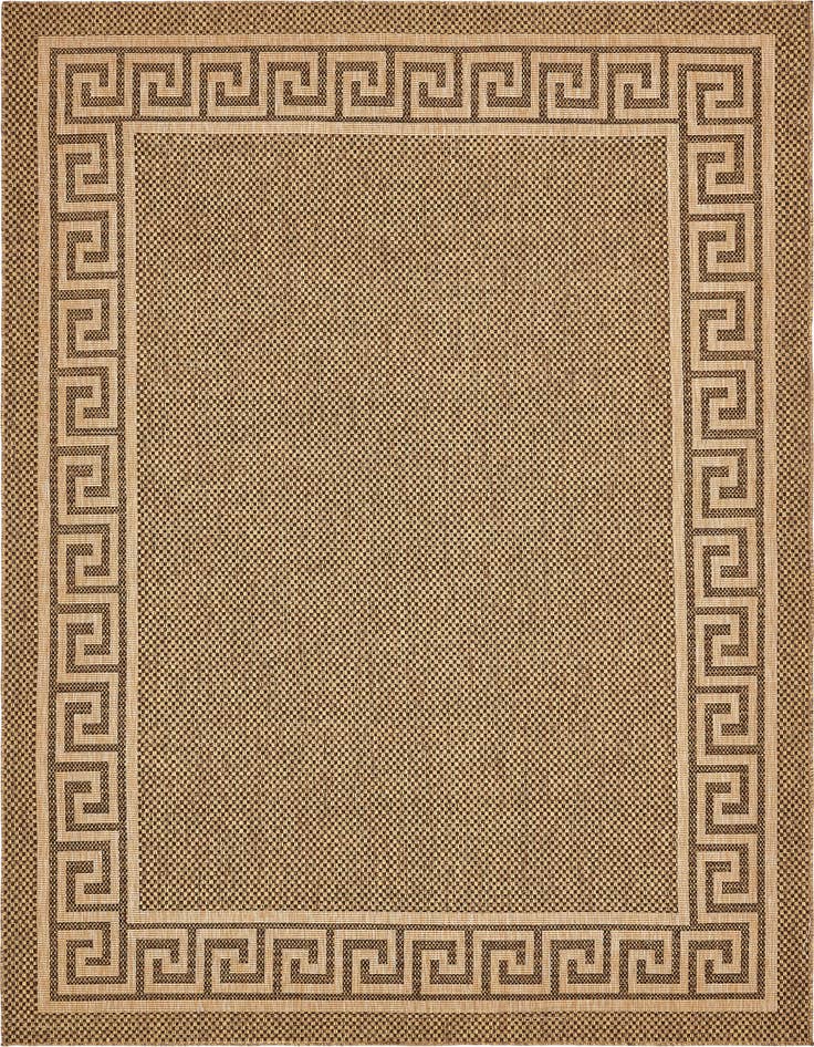 Detail image of 9' x 12' 2 Easy-Clean Border Indoor / Outdoor Rug