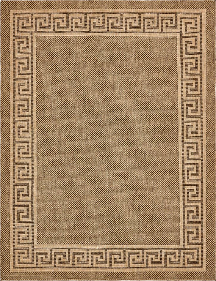 Detail image of 9' x 12' 2 Easy-Clean Border Indoor / Outdoor Rug