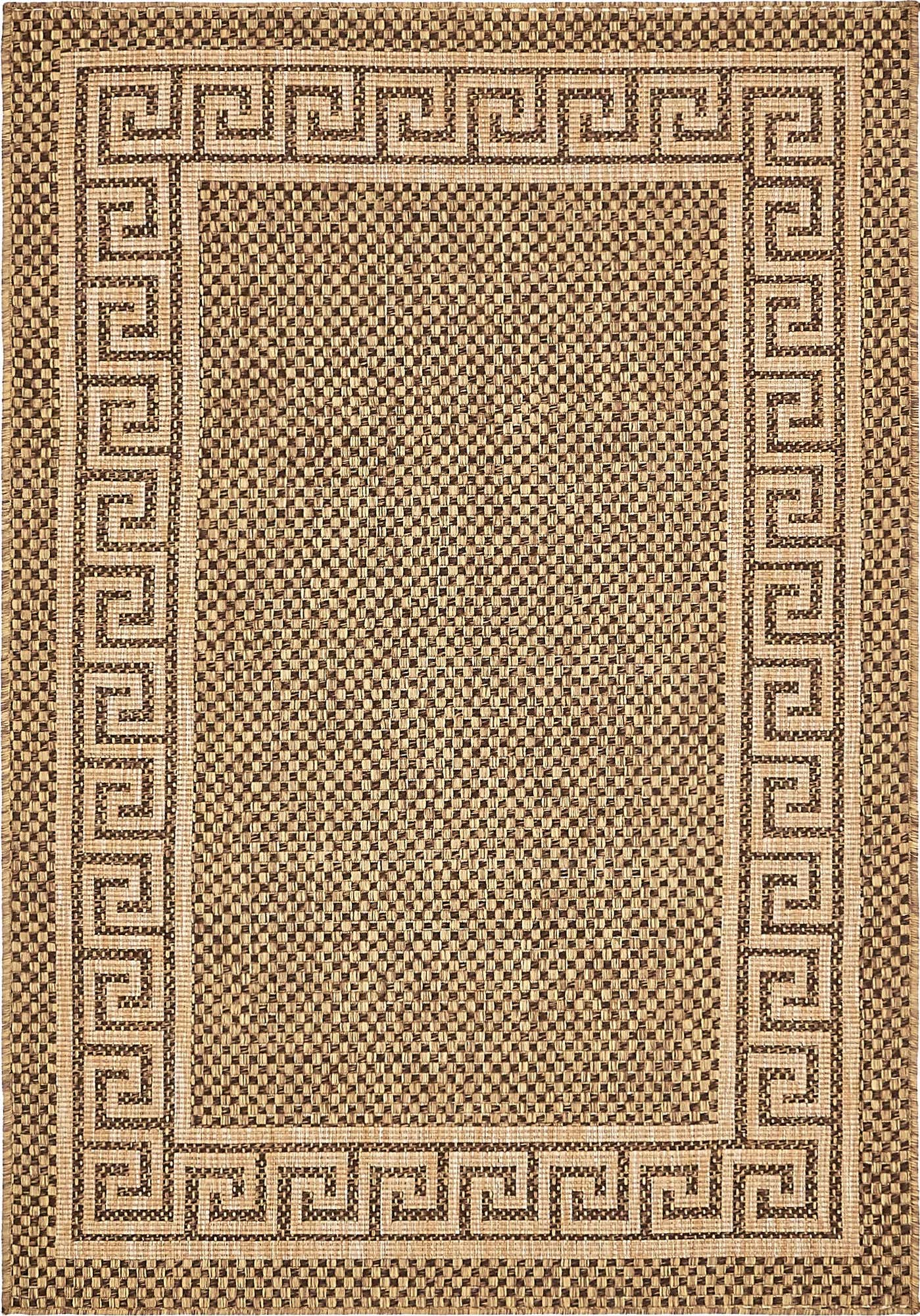 4' x 6' Easy-Clean Border Indoor / Outdoor Rug