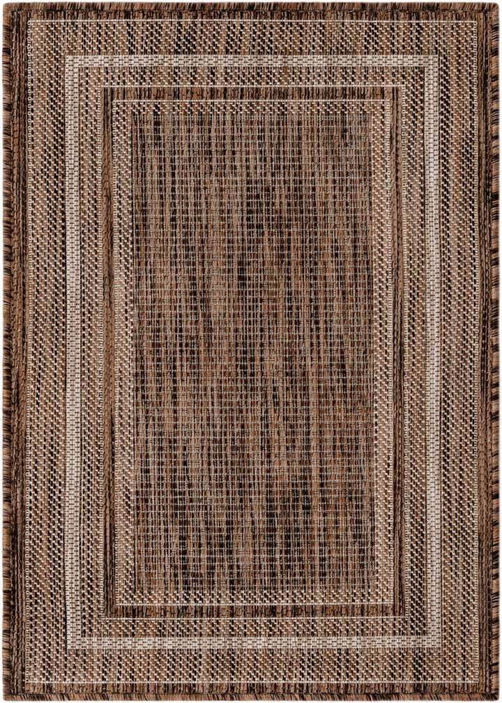 2' x 3' 1 Easy-Clean Border Indoor / Outdoor Rug