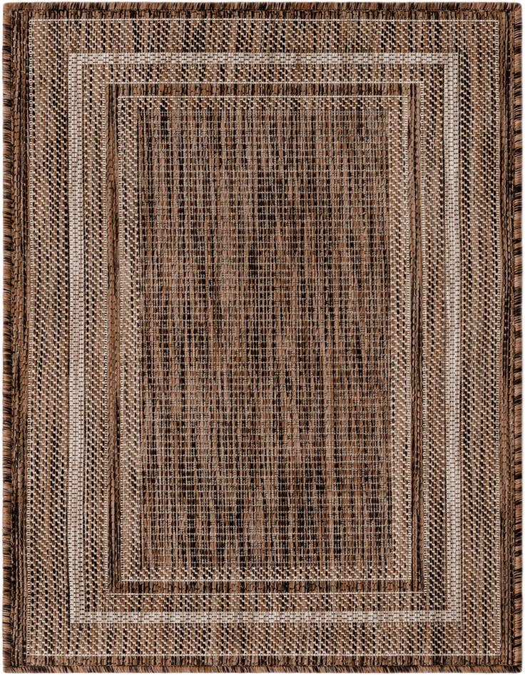 Detail image of 2' x 3' 1 Easy-Clean Border Indoor / Outdoor Rug