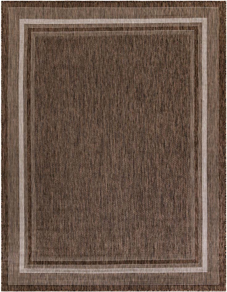 Detail image of 7' 10 x 10' Easy-Clean Border Indoor / Outdoor Rug