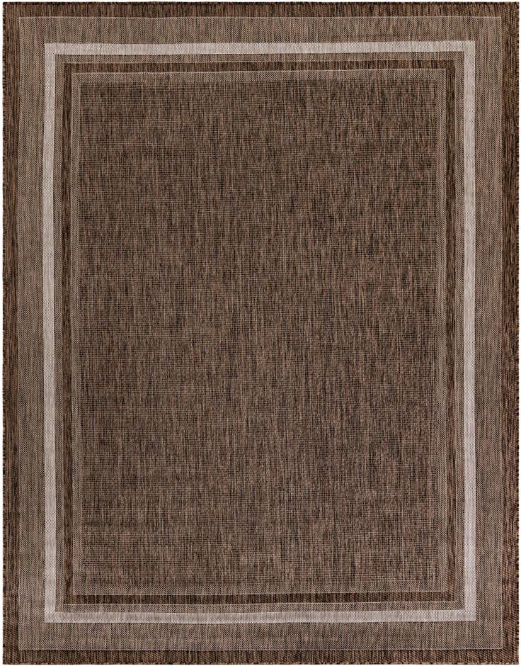 Detail image of 7' 10 x 10' Easy-Clean Border Indoor / Outdoor Rug