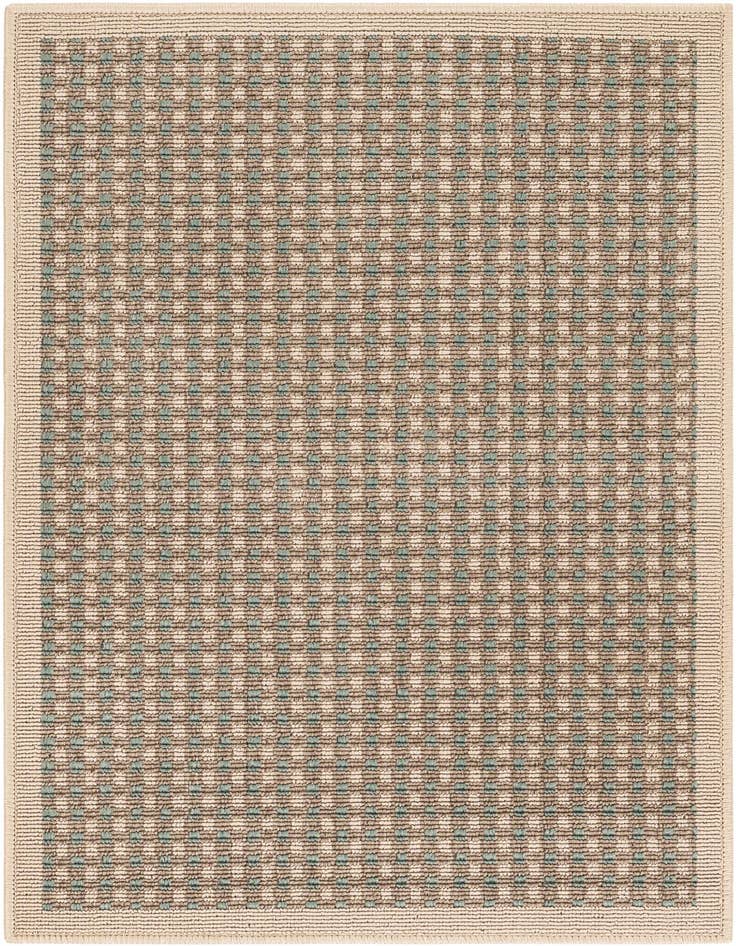 Detail image of 2' x 3' Easy-Clean Border Indoor / Outdoor Rug