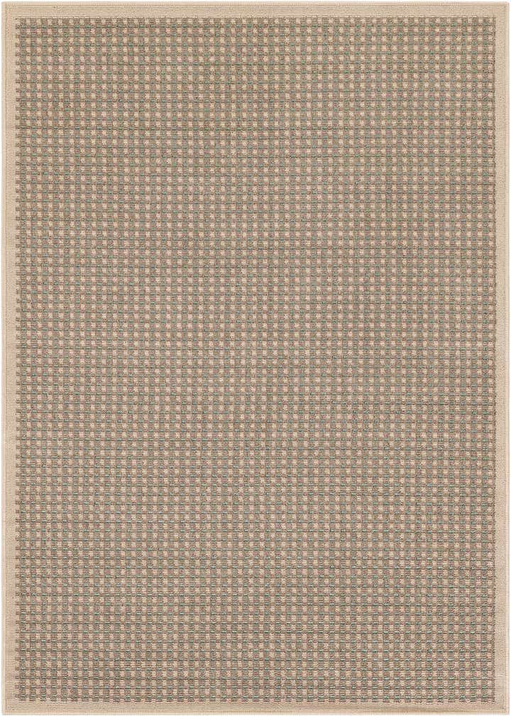 4' x 6' Easy-Clean Border Indoor / Outdoor Rug