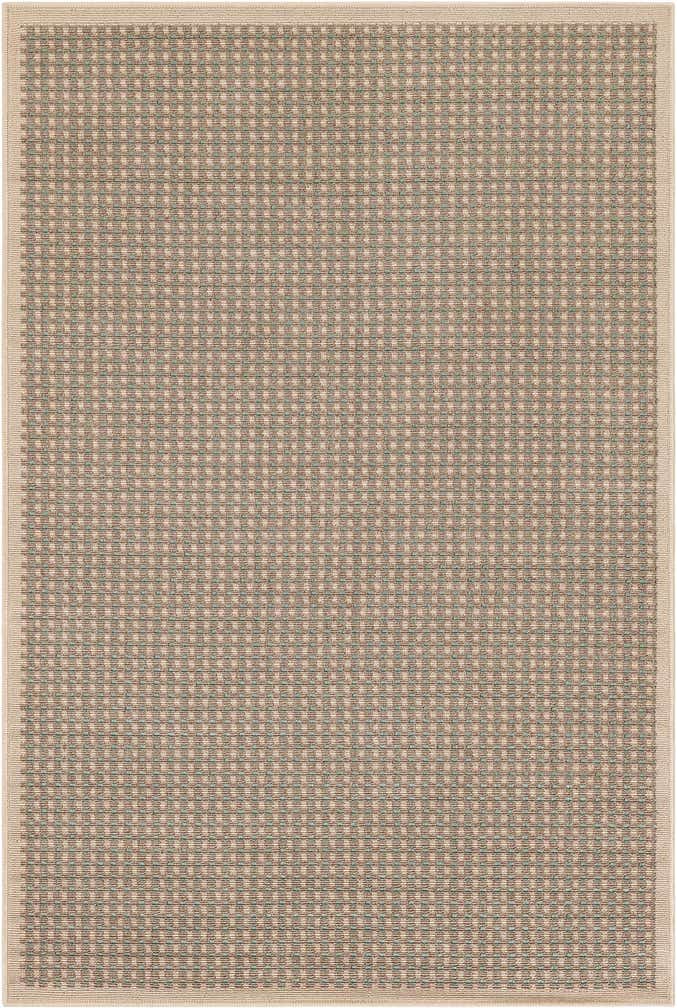 4' x 6' Easy-Clean Border Indoor / Outdoor Rug