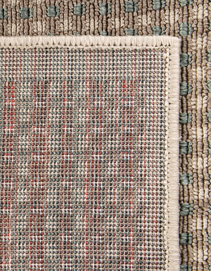 Detail image of 9' x 12' Easy-Clean Border Indoor / Outdoor Rug