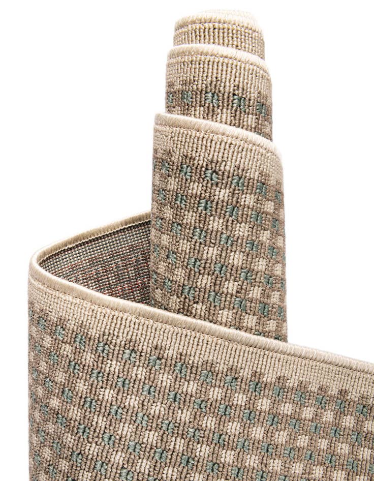 Detail image of 6' x 9'  Washable Border Indoor / Outdoor Rug