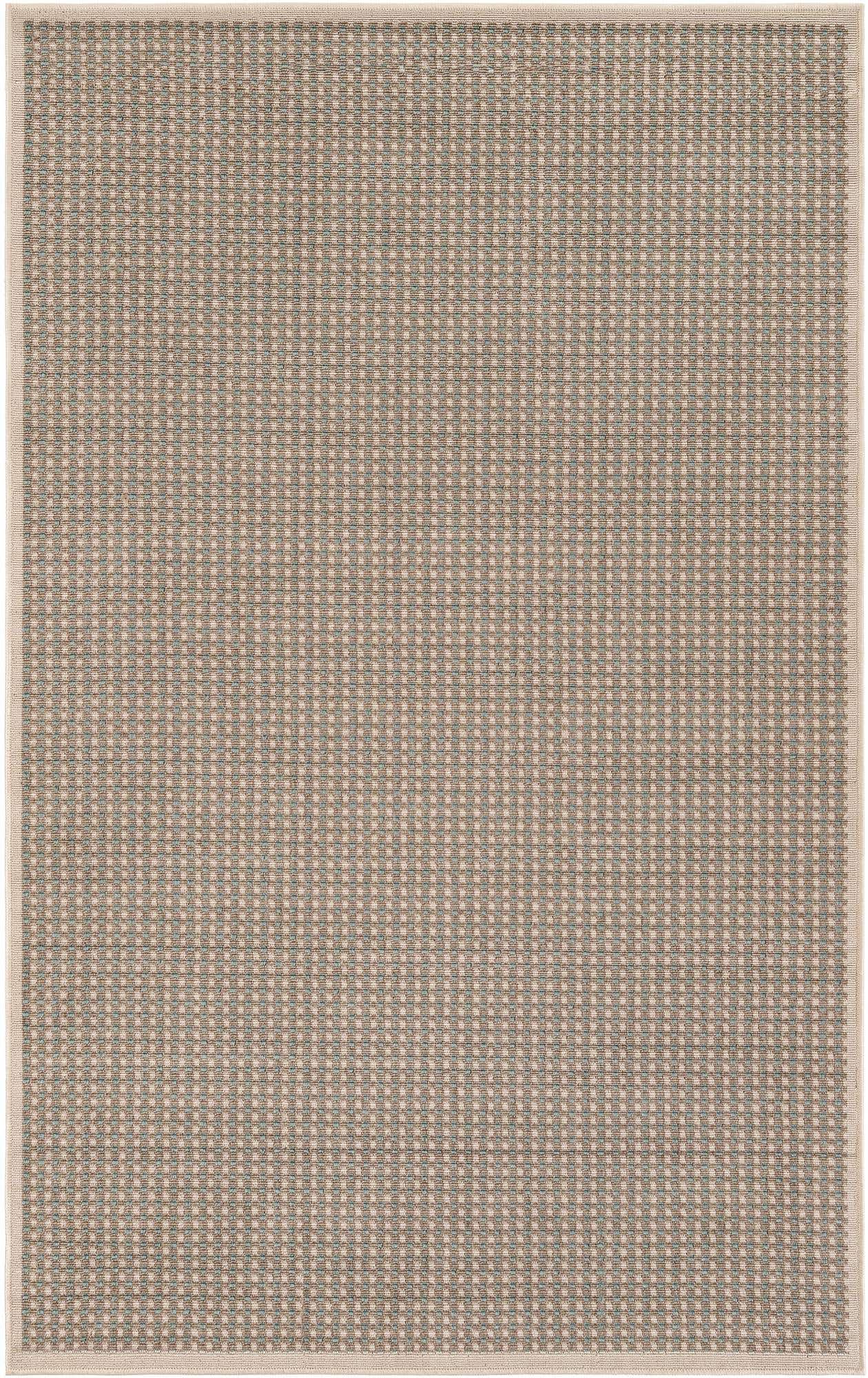 5' x 8' Easy-Clean Border Indoor / Outdoor Rug