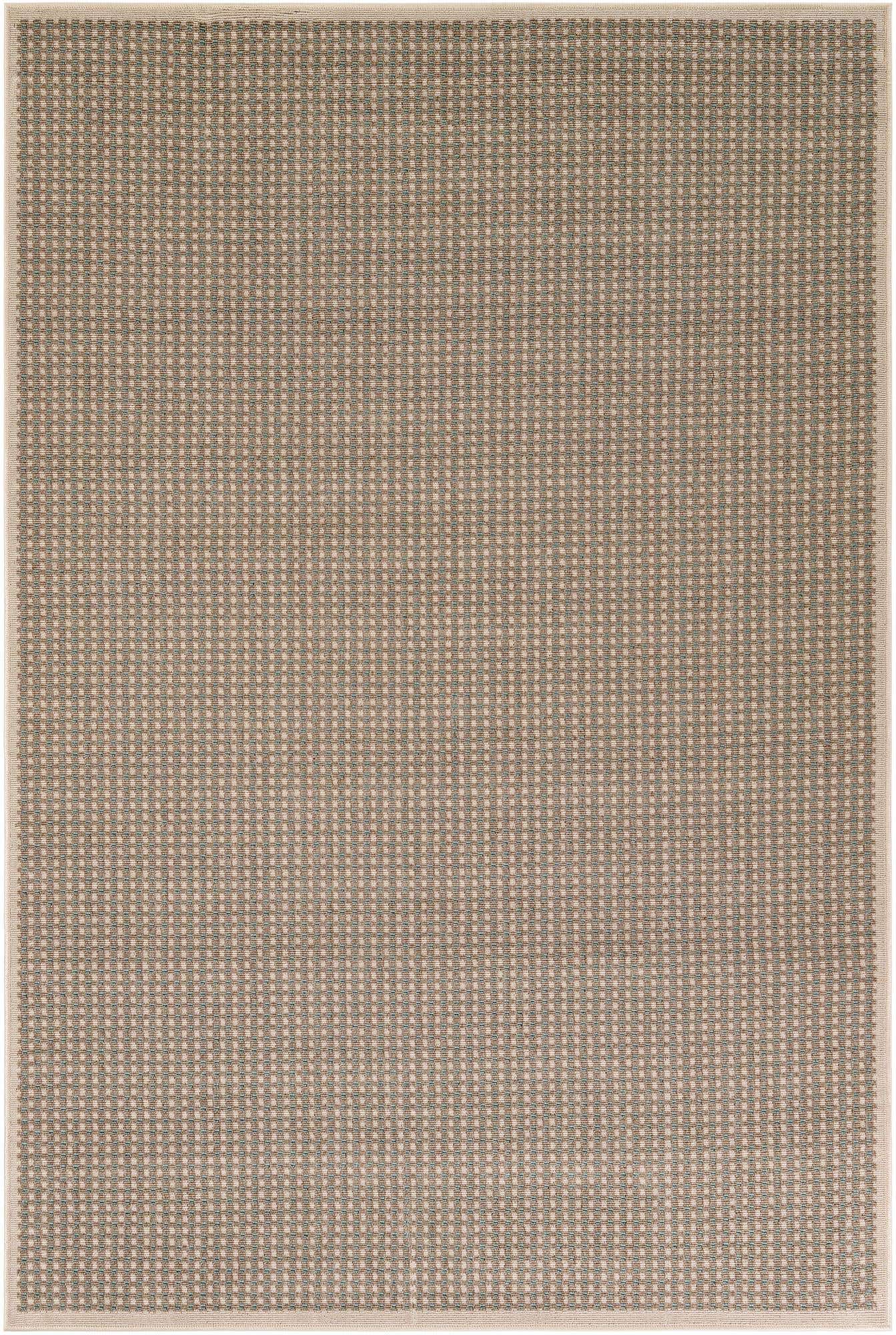 6' x 9' Easy-Clean Border Indoor / Outdoor Rug
