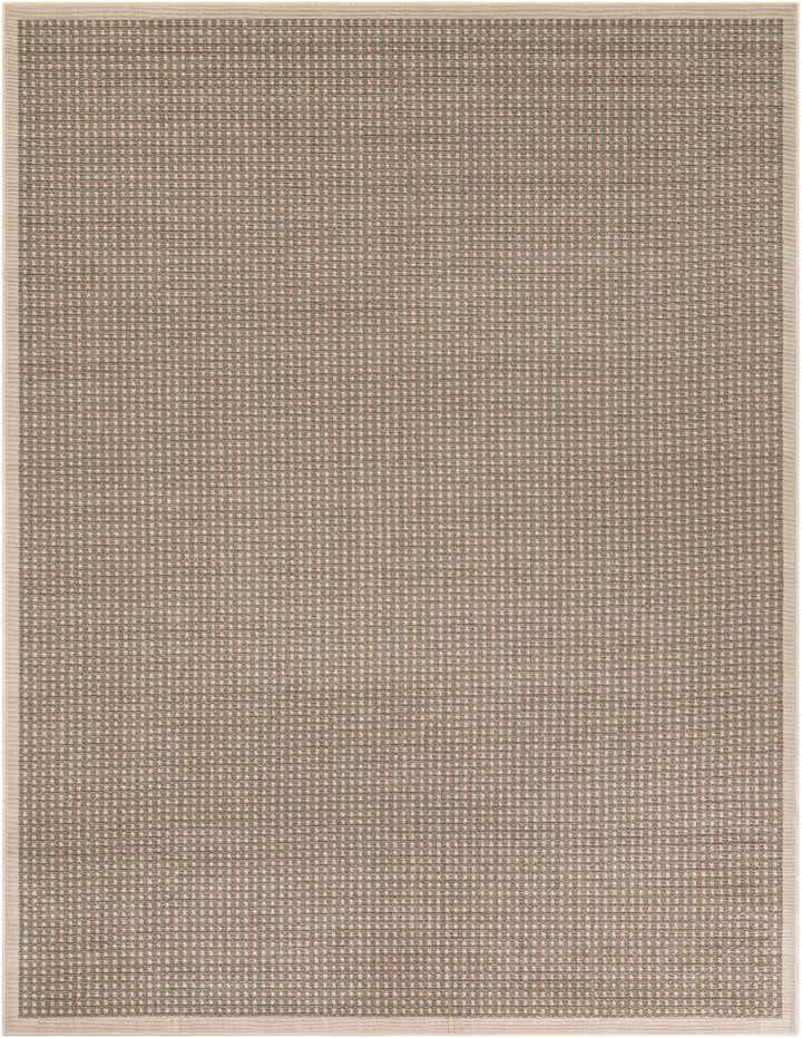 7' 10 x 10' Easy-Clean Border Indoor / Outdoor Rug