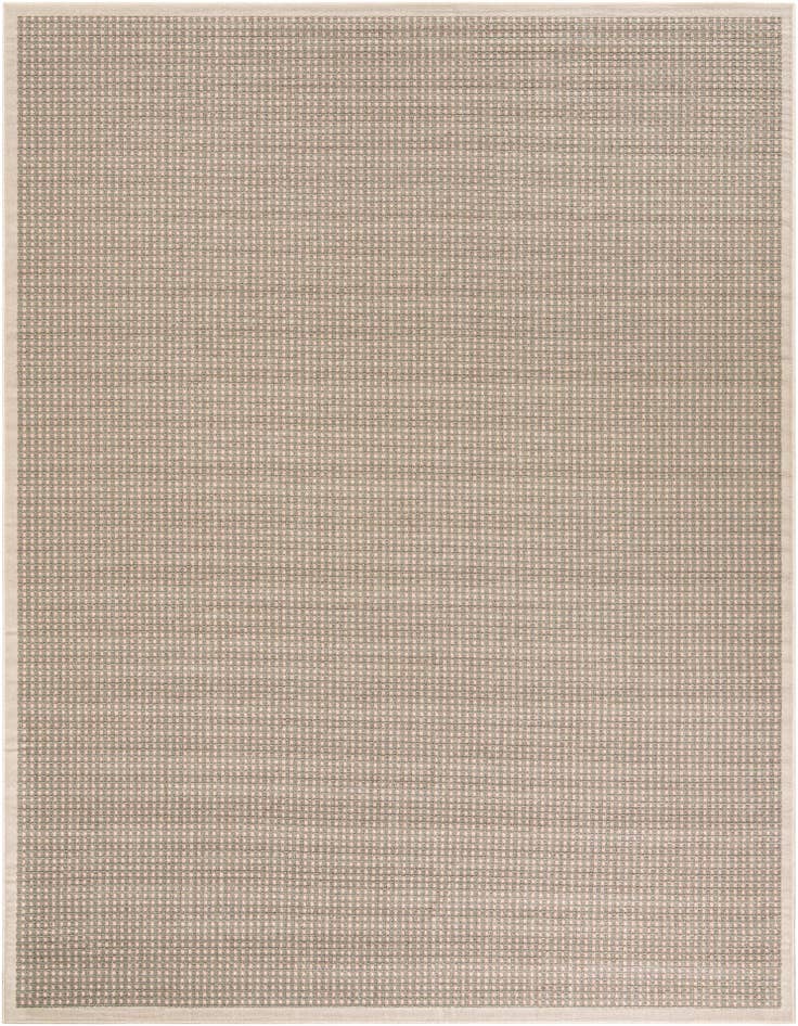 Detail image of 9' x 12' Easy-Clean Border Indoor / Outdoor Rug
