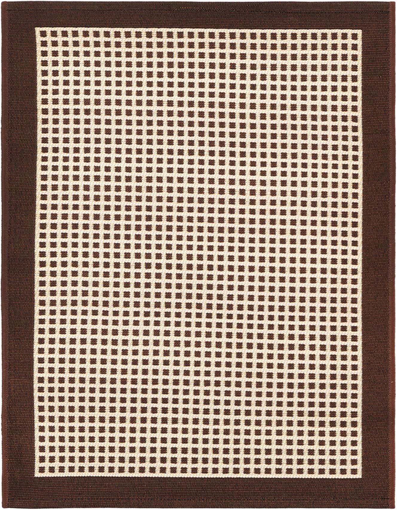 2' x 3' Easy-Clean Border Indoor / Outdoor Rug