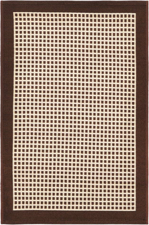 Detail image of 2' x 3' Easy-Clean Border Indoor / Outdoor Rug