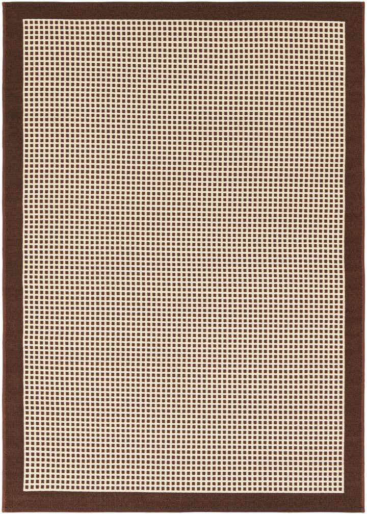 4' x 6' Easy-Clean Border Indoor / Outdoor Rug
