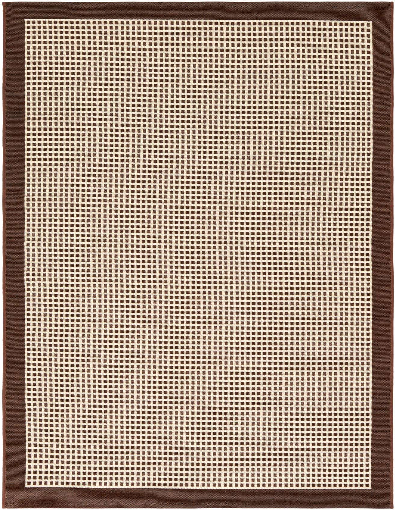 4' x 6' Easy-Clean Border Indoor / Outdoor Rug