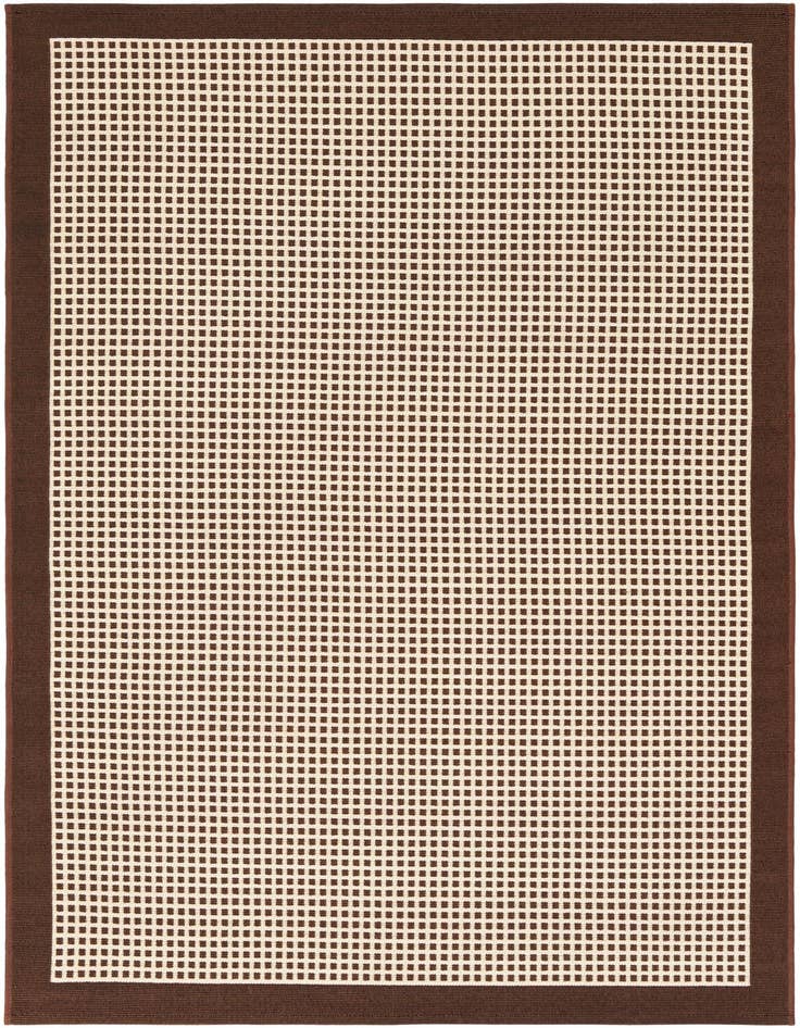 Detail image of 4' x 6' Easy-Clean Border Indoor / Outdoor Rug