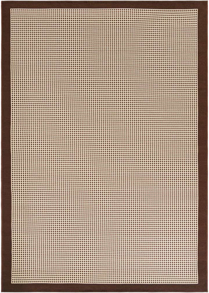 6' x 9' Easy-Clean Border Indoor / Outdoor Rug