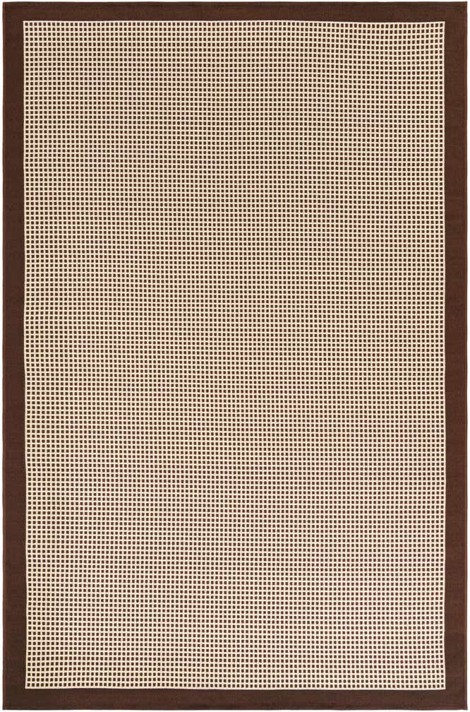 6' x 9' Easy-Clean Border Indoor / Outdoor Rug